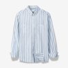 Blue Stripes Long Sleeves Shirt