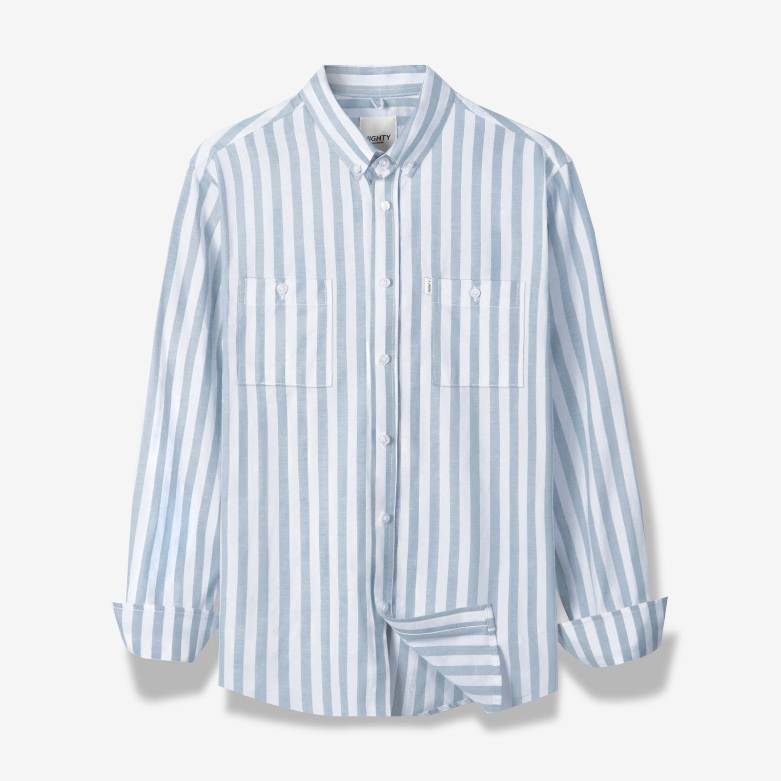 Blue Stripes Long Sleeves Shirt