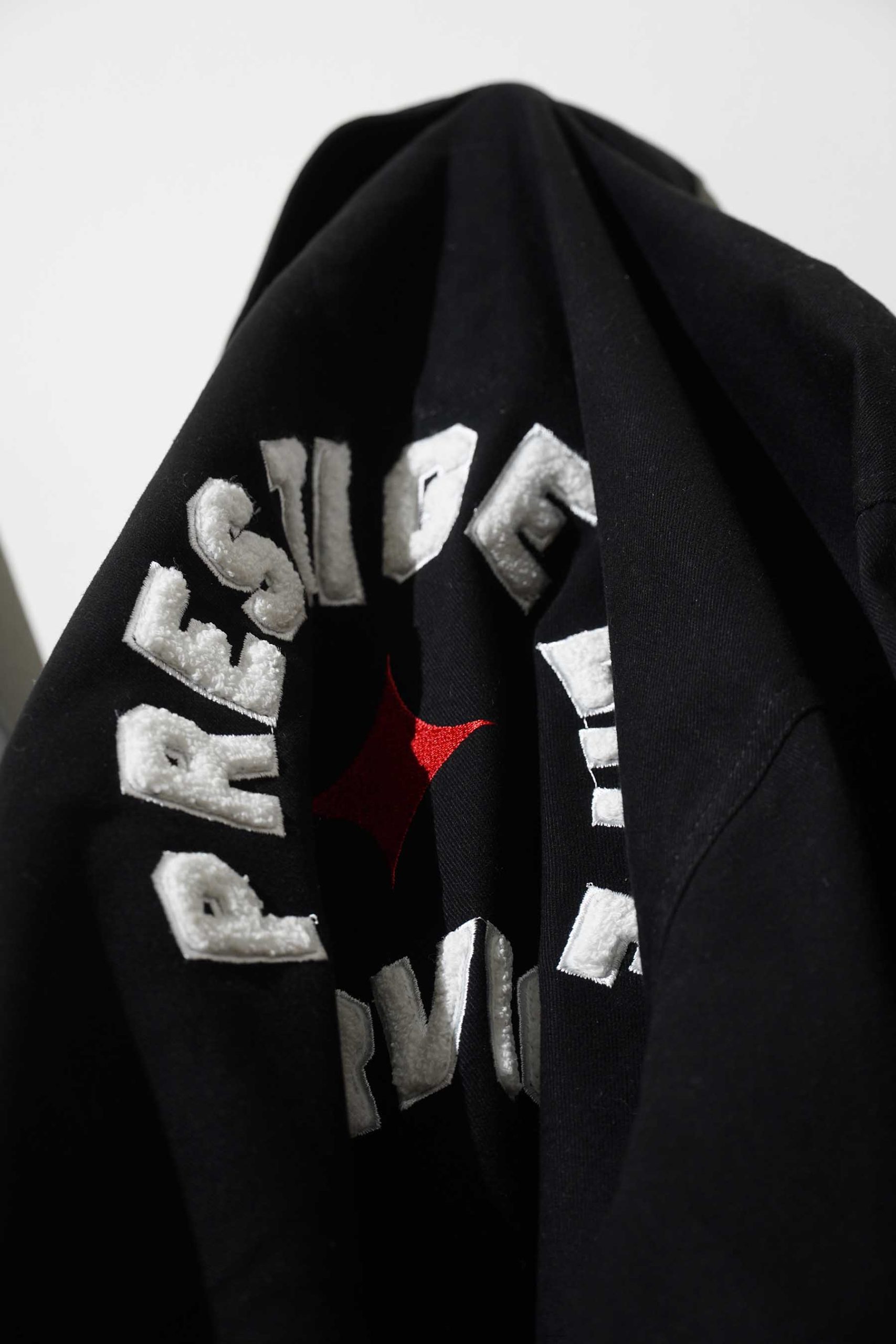 Prestige Black Twill Flight Jacket - Image 4