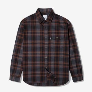 Flannel Grey Plaid Oversize Shirt