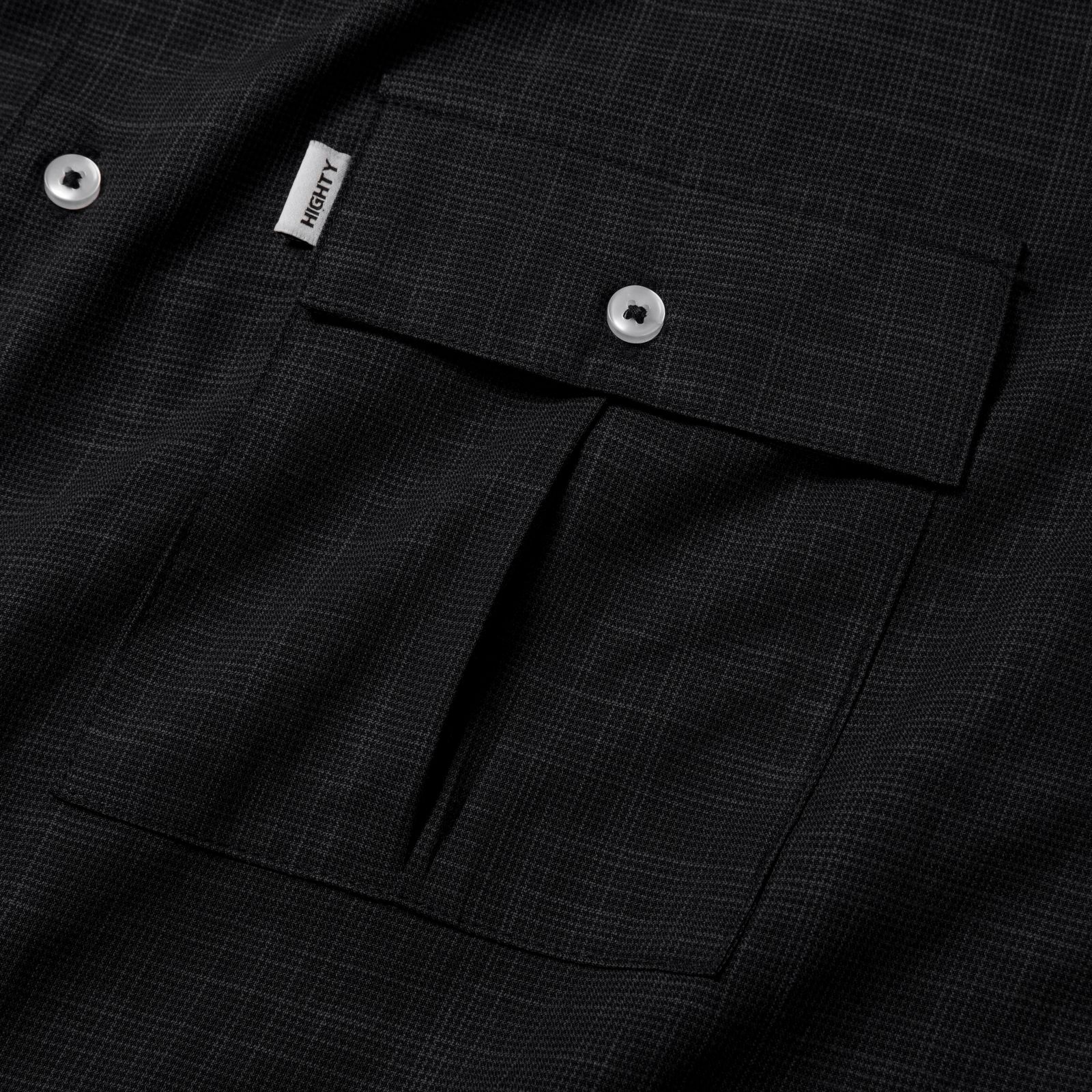 Elton Black Cuban Short Sleeve Shirt - Image 4