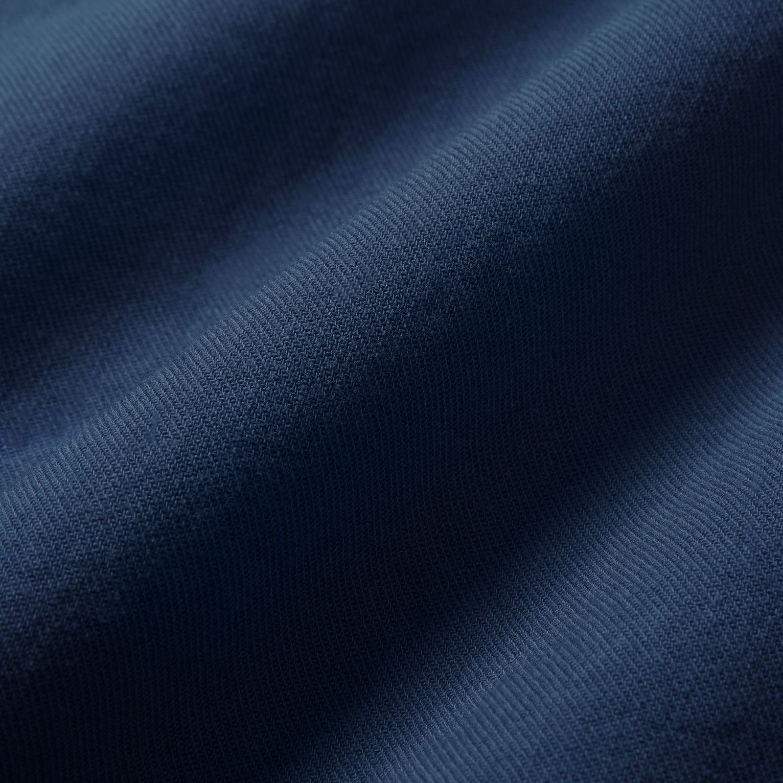 Minimal Blue Twill Overshirt - Image 9