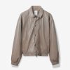 Alder Taupe Leather Jacket