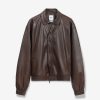 Alder Brown Leather Jacket
