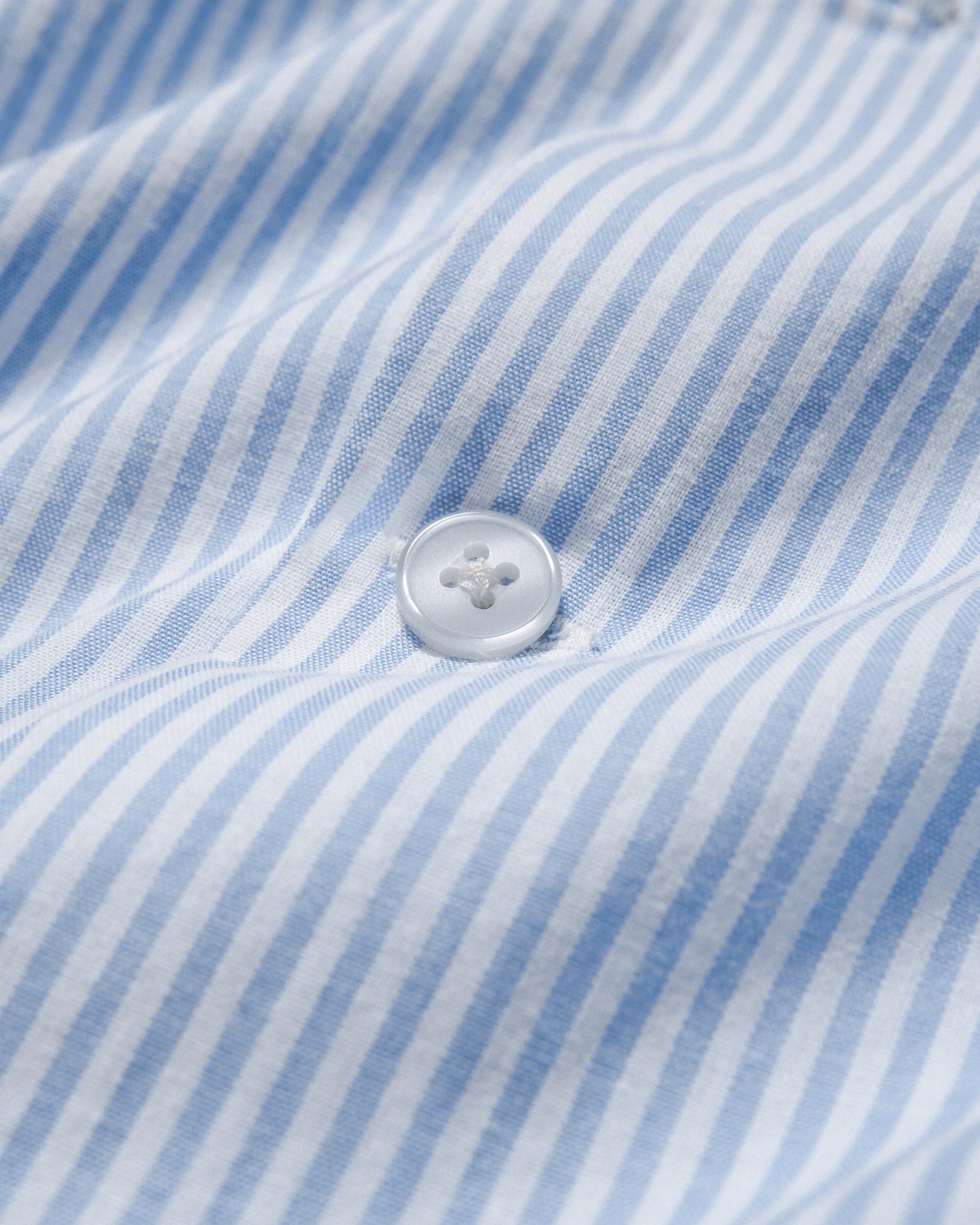 Minimal Blue Stripe Overshirt - Image 4