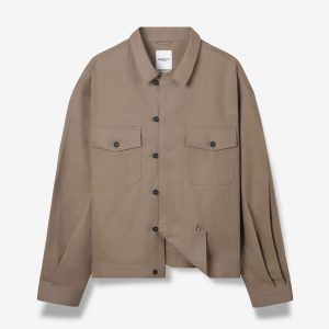Landy Mocca Twill Boxy Jacket
