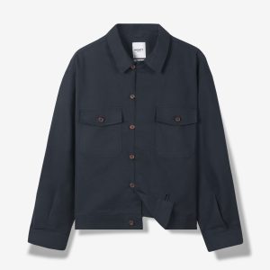 Landy Navy Twill Boxy Jacket