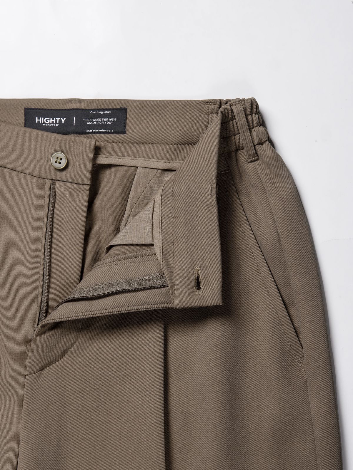 Lyon Brown Wide Trousers - Image 5