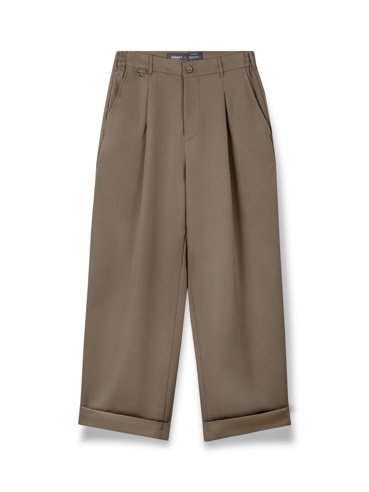 Lyon Brown Wide Trousers - Image 4
