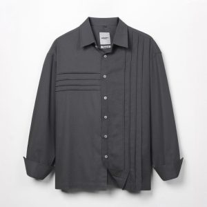 Liner Charcoal Oversize Shirt
