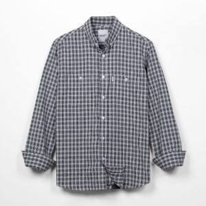 City Black Plaid Shirt