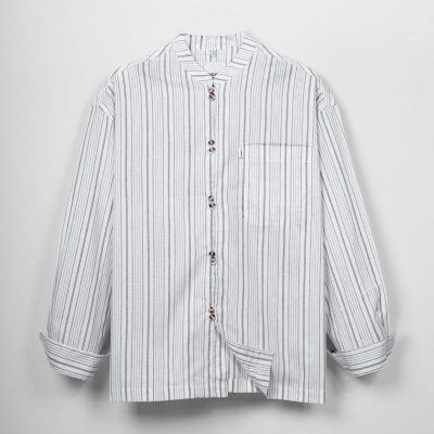 Sora Black Stripe Oversize Shirt