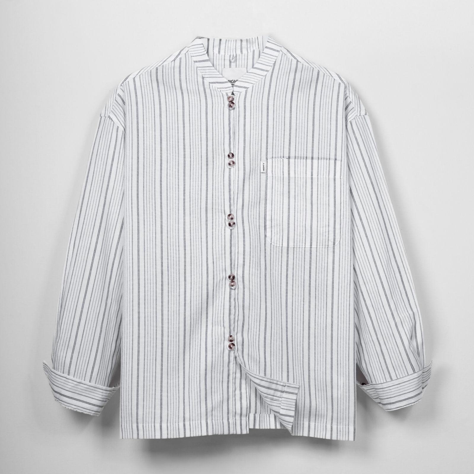 Sora Black Stripe Oversize Shirt