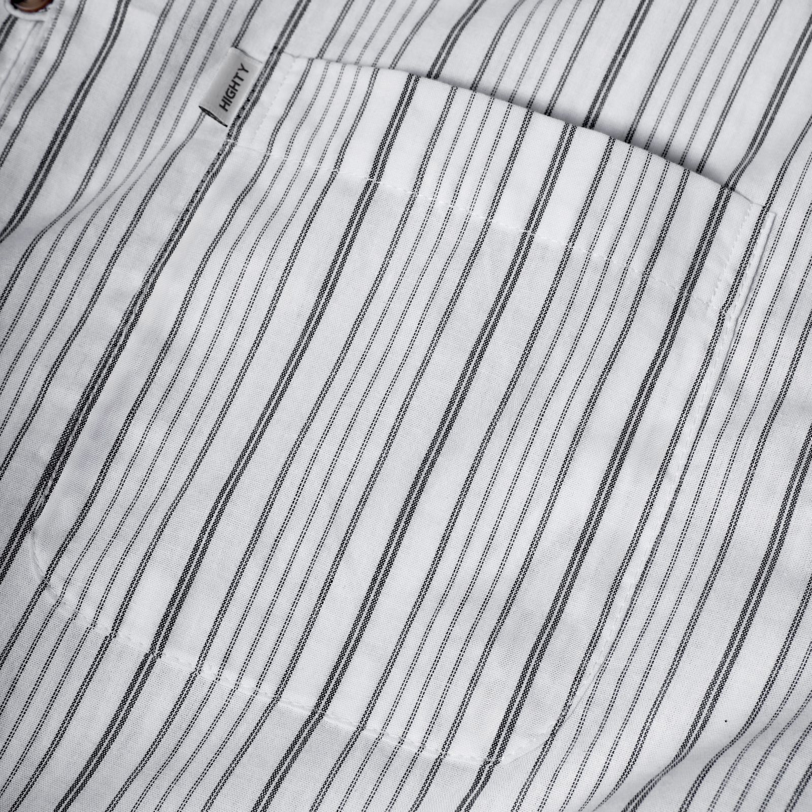 Sora Black Stripe Oversize Shirt - Image 4