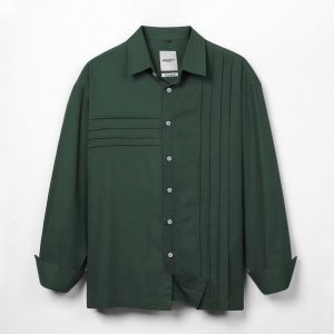 Liner Green Oversize Shirt