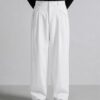 Cannes White Wide Trousers