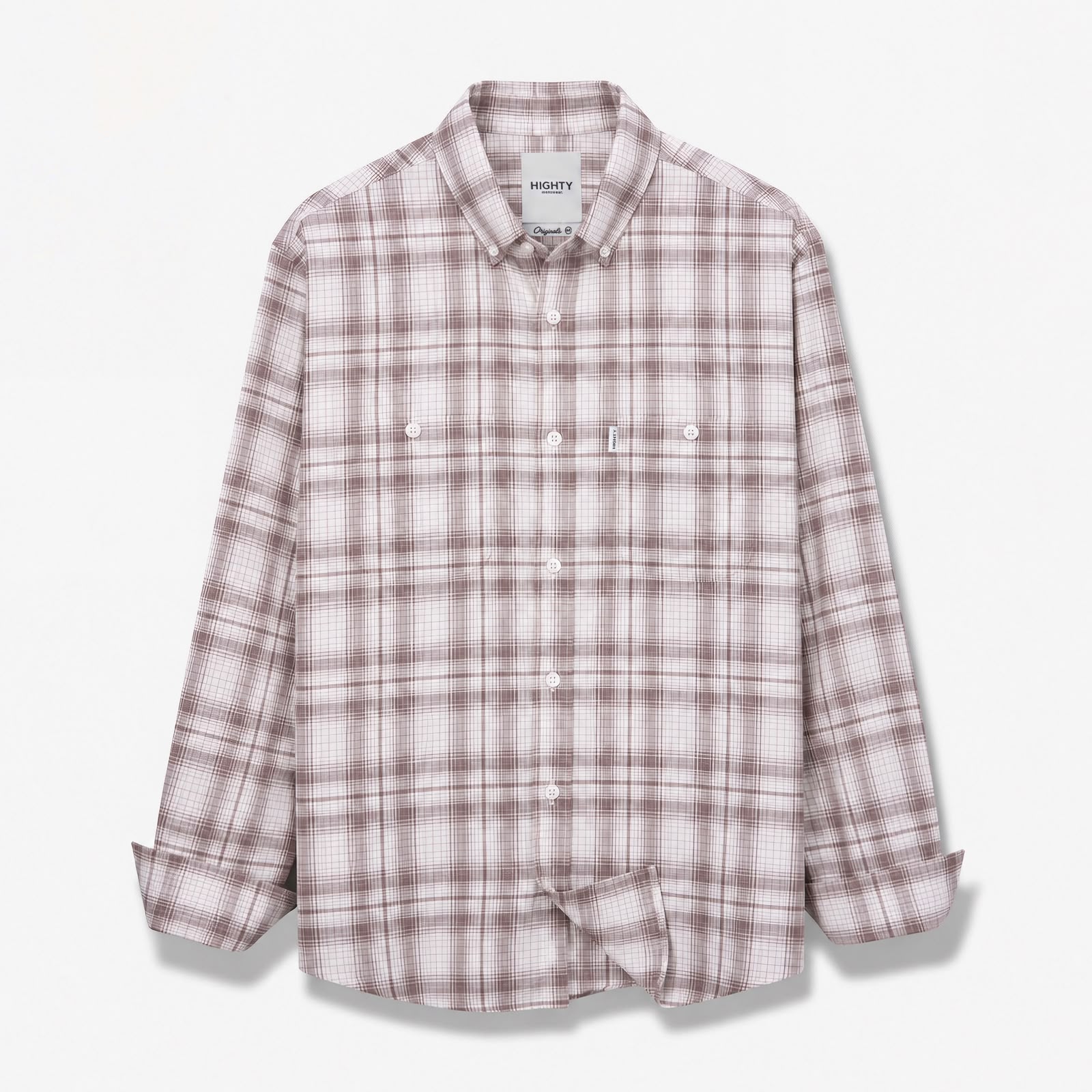 Settle Brown Plaid Shirt