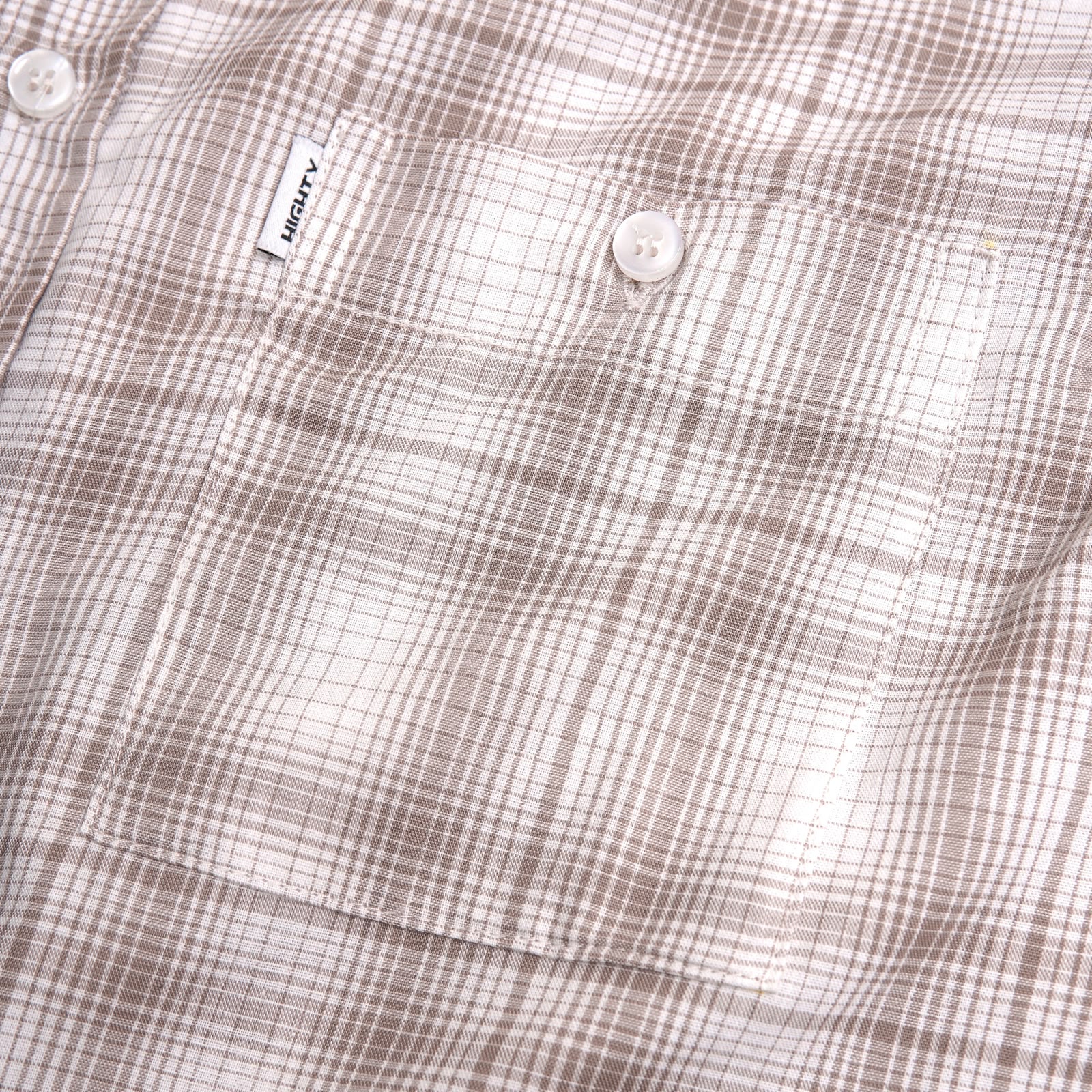 Settle Brown Plaid Shirt - Image 4
