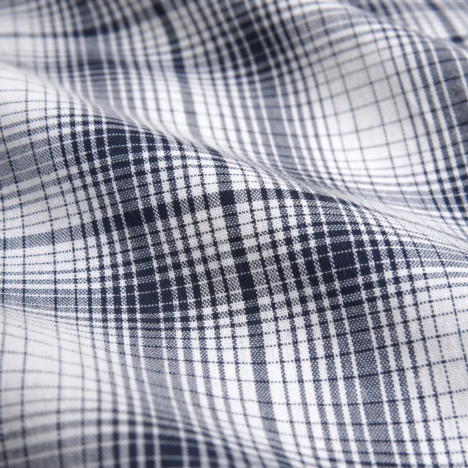 Settle Navy Plaid Shirt - Image 5