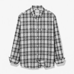 Settle Black Plaid Shirt