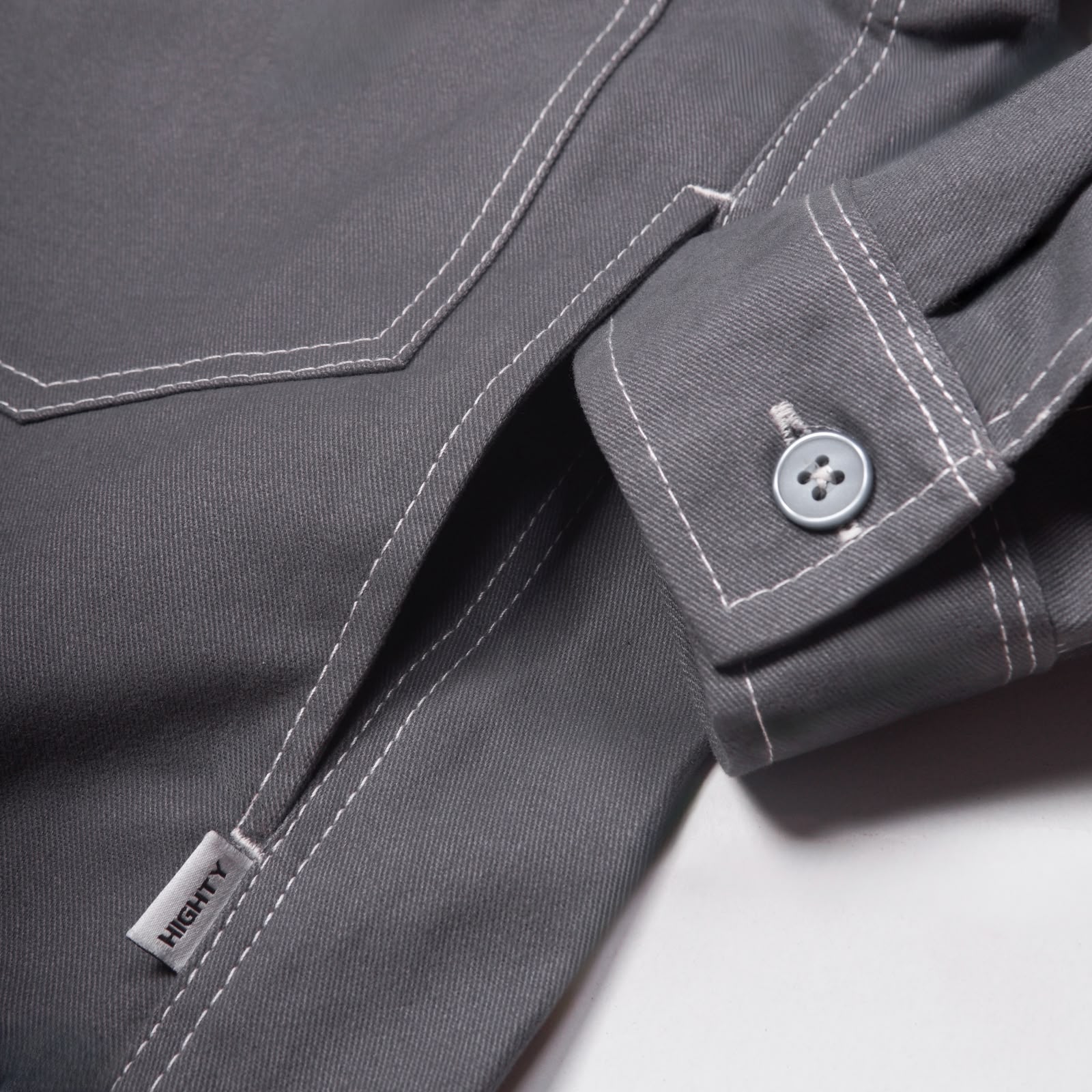 Type I Grey Twill Jacket - Image 5