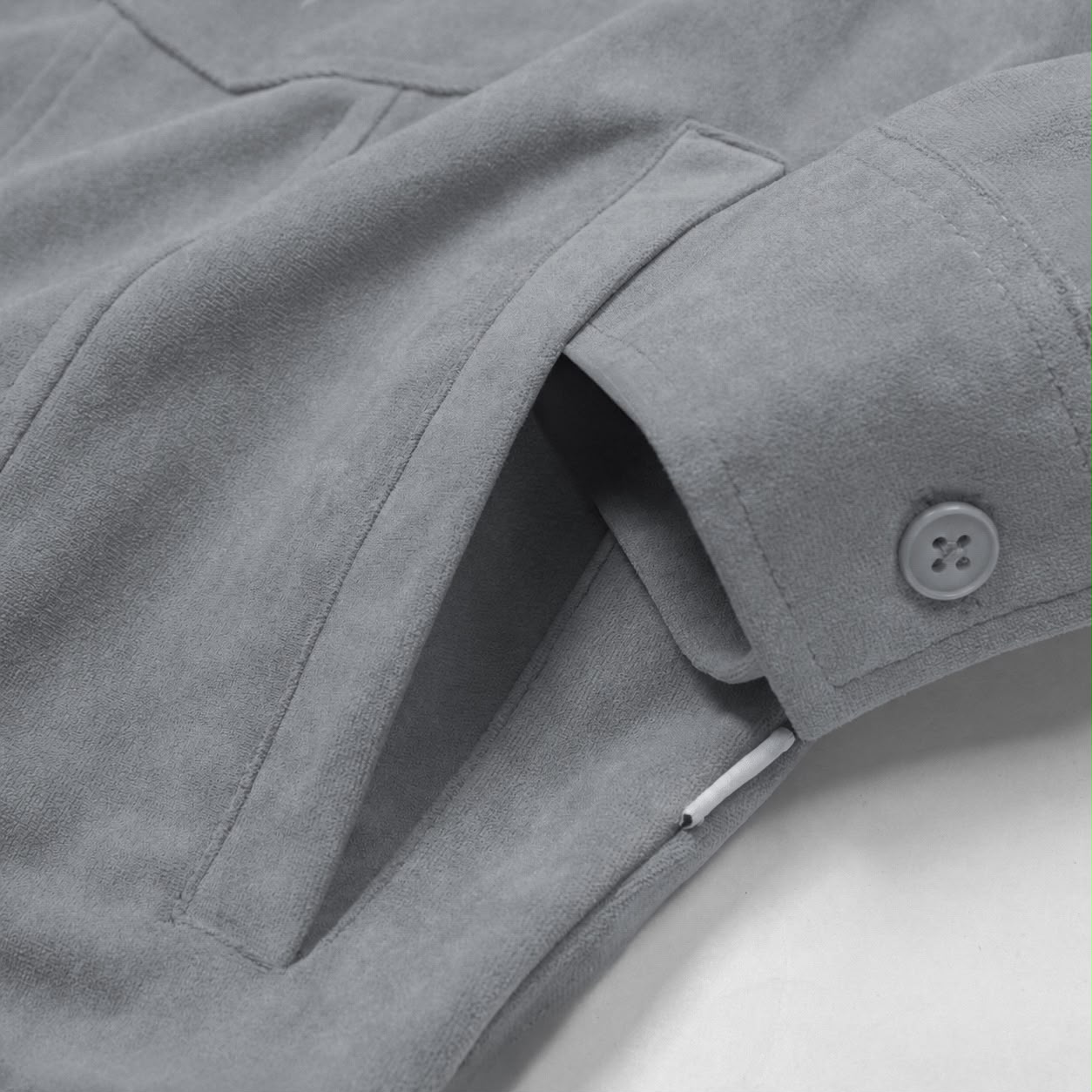 Vale Grey Bludru Jacket - Image 5