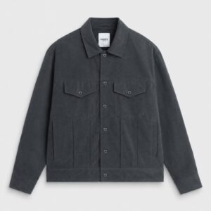 Vale Charcoal Bludru Jacket