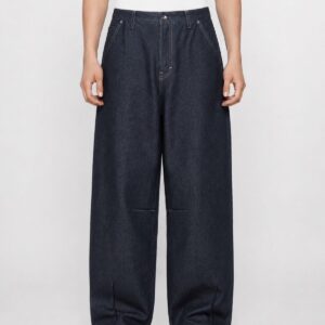 Raffel Deep Blue Raw Wide Jeans