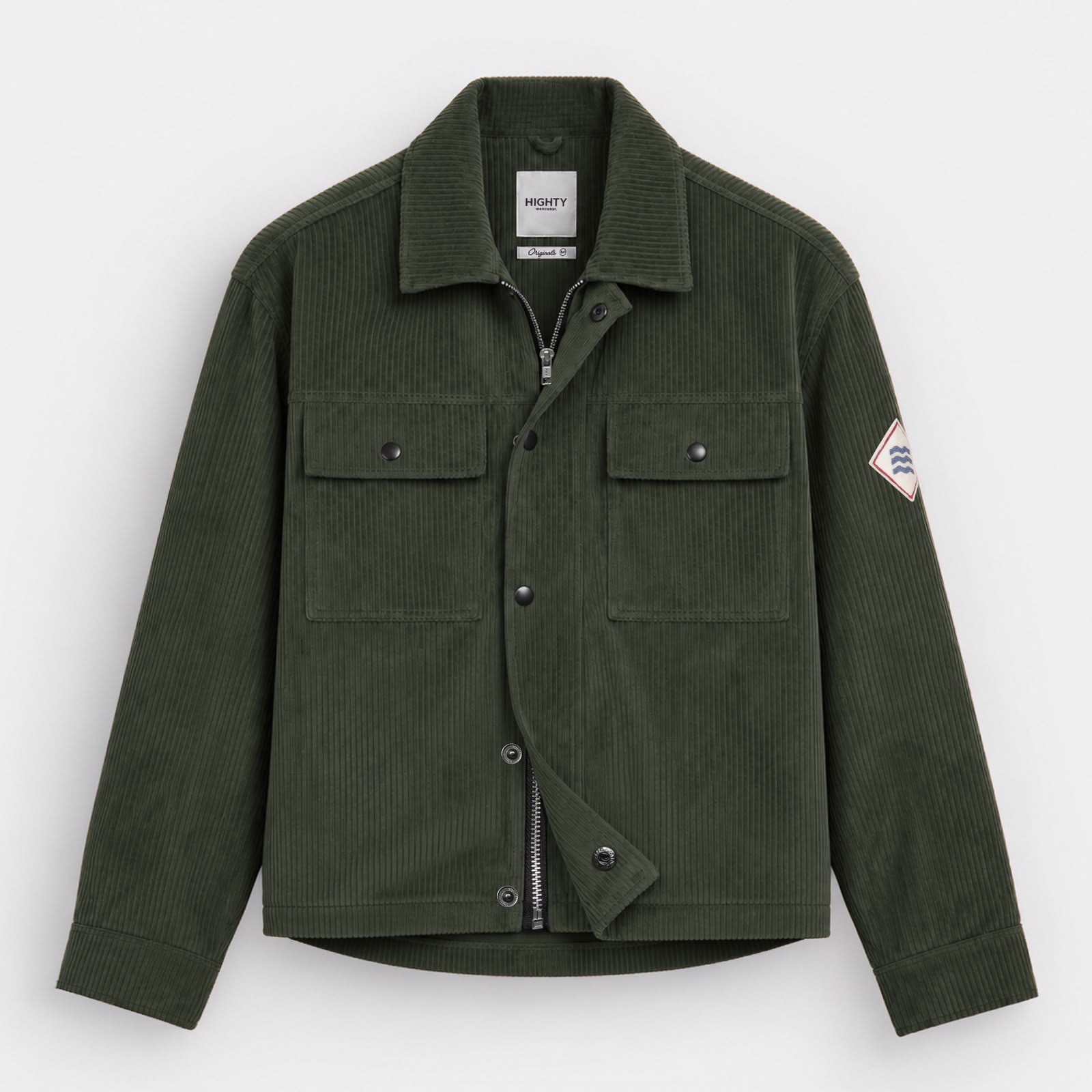 Archi Green Corduroy Jacket
