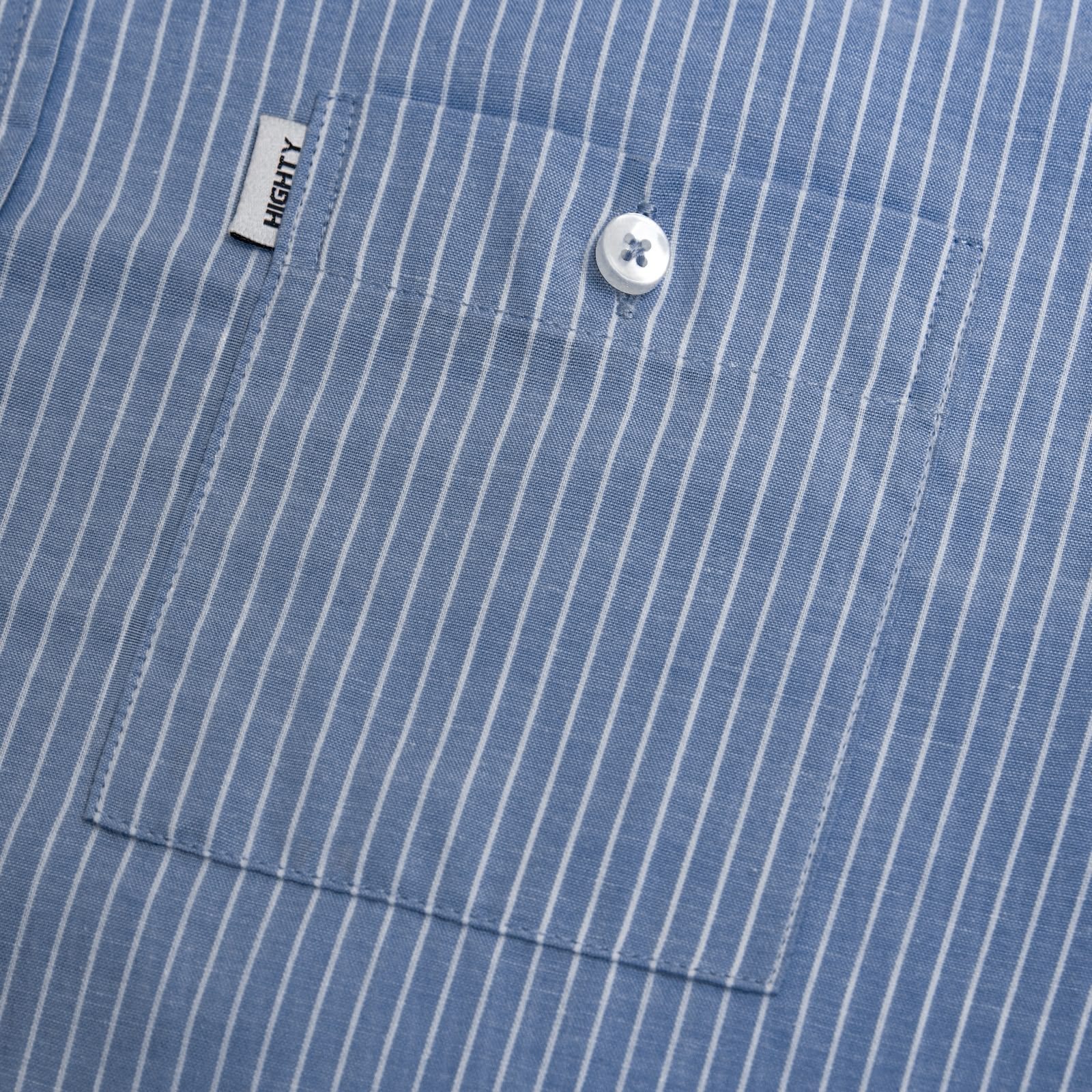 Zen Navy Stripe Shirt - Image 4