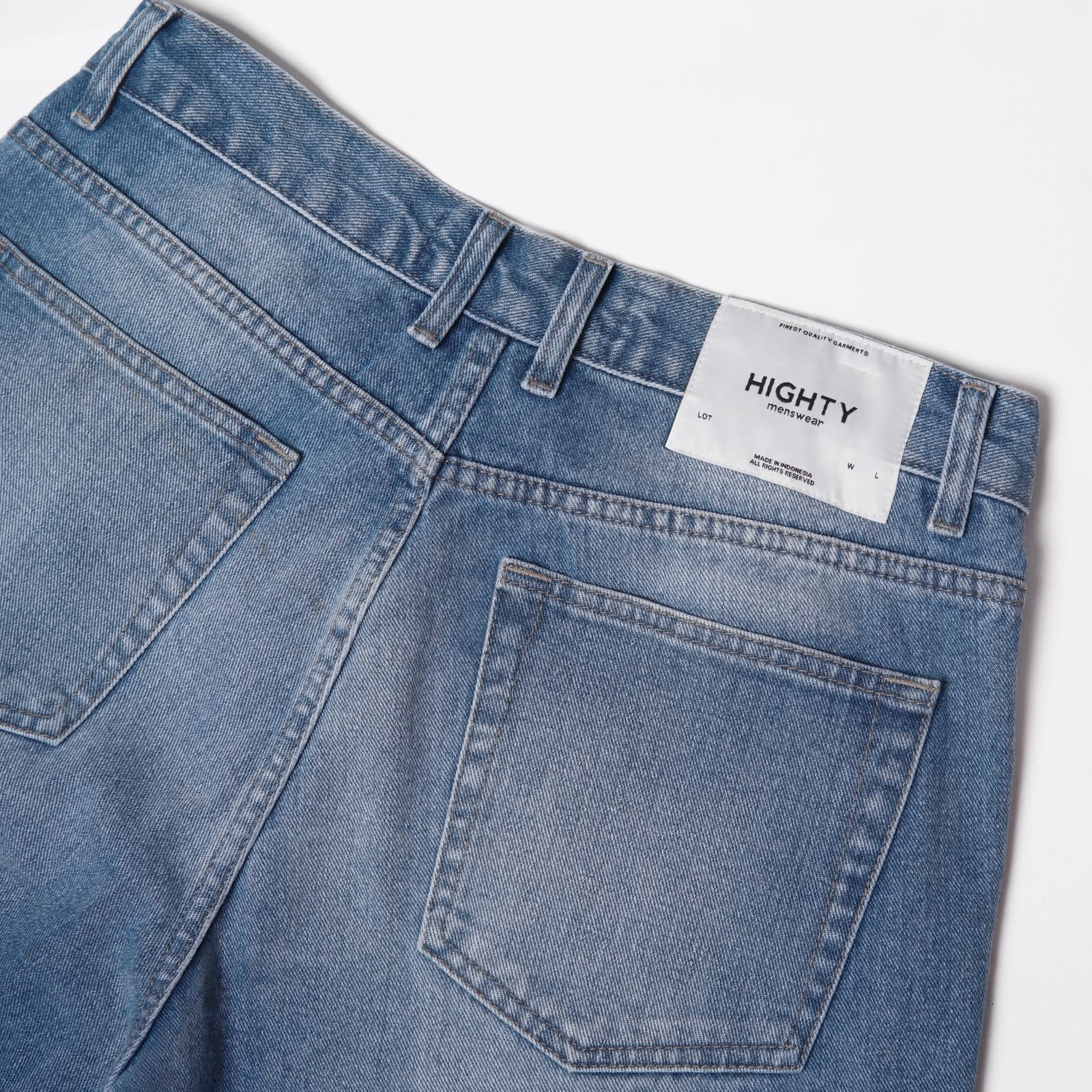 Raffel Blue Washed Wide Jeans - Image 7